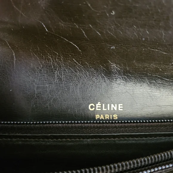 RARE AUTHENTIC Vintage Celine Tripple horsebit logo . - Picture 5 of 13